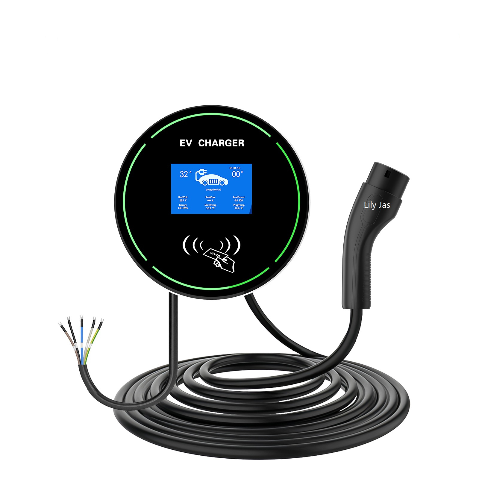Ev Charger Wallbox - 2026 Lily Home Ev Charger 32A