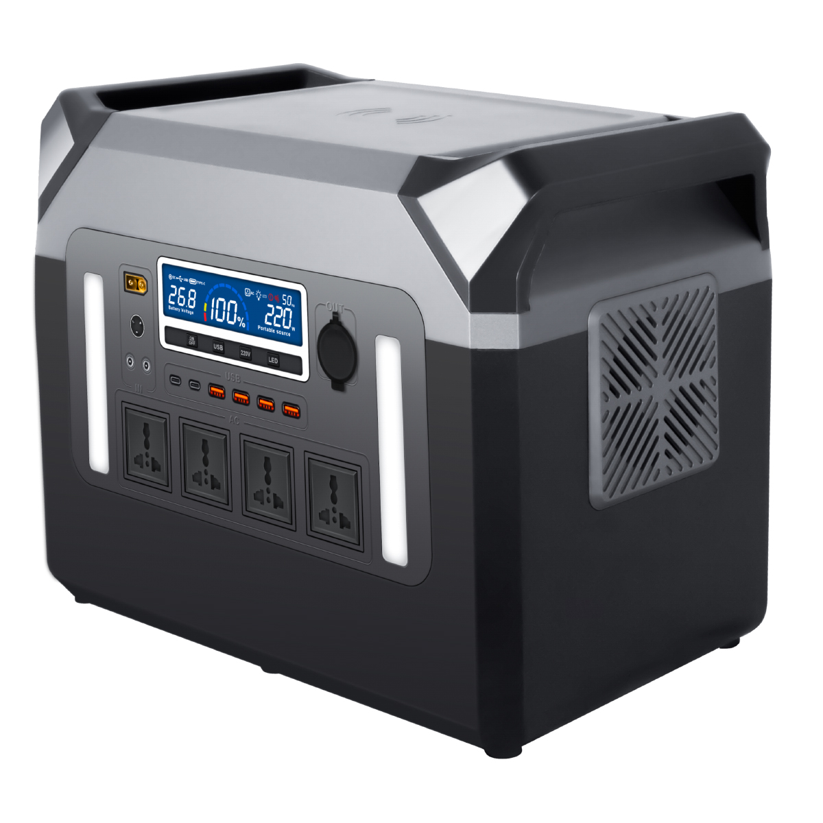 Stasiun Daya Portabel 3000W Ge - Pure Sine Wave Inverter ulasan dan harga