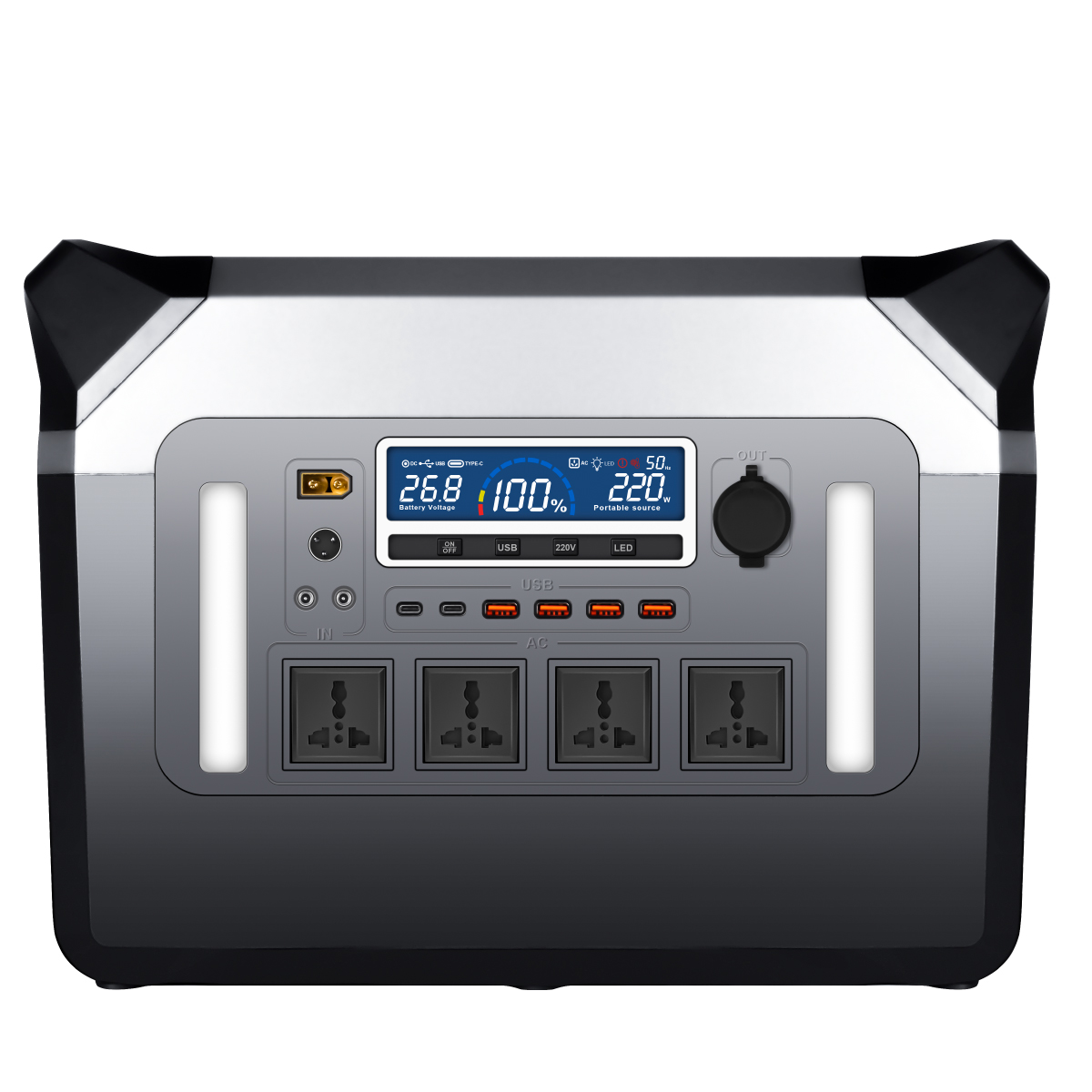Stasiun Daya Portabel 3000W Ge - Pure Sine Wave Inverter ulasan dan harga