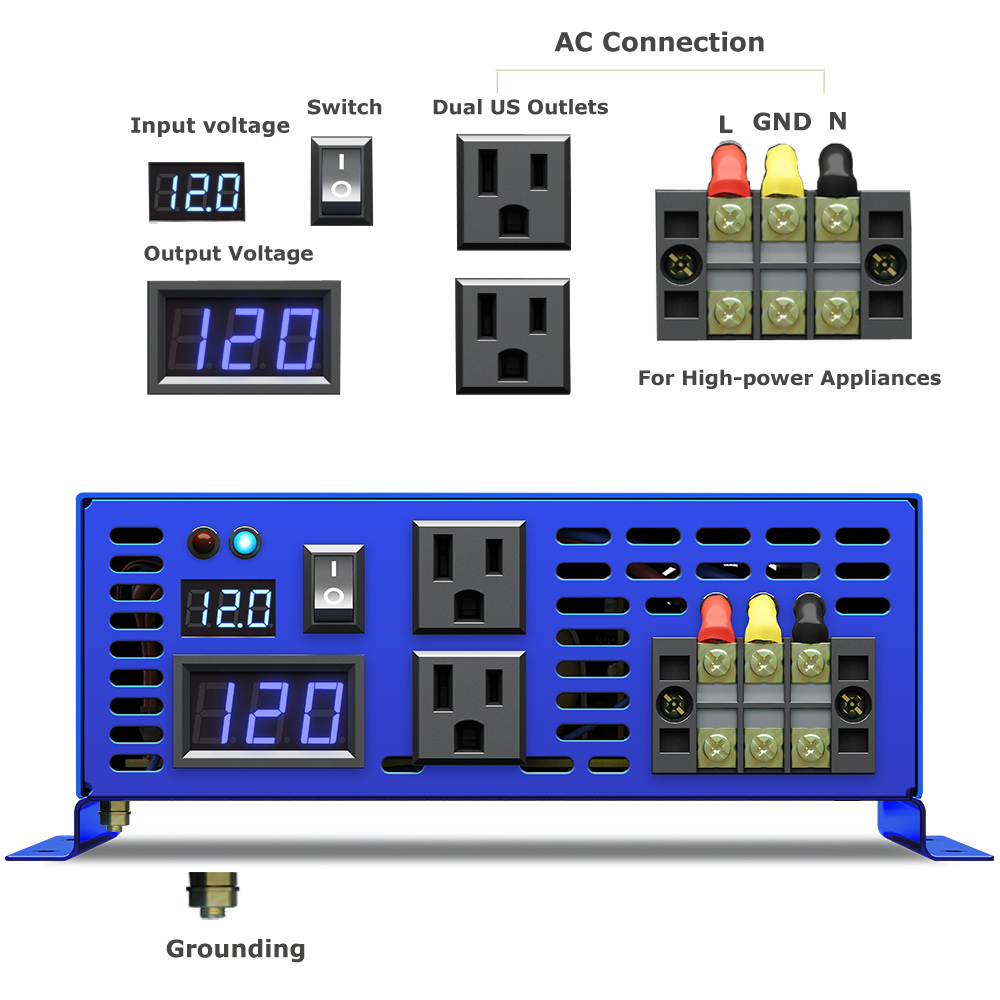 2026 Penjualan Terlaris WZRELB - Pure Sine Wave Inverter ulasan dan harga