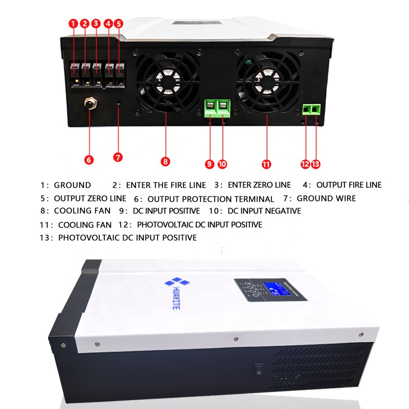 Inverter Surya Hibrida 5.6KW 3 - Pure Sine Wave Inverter ulasan dan harga